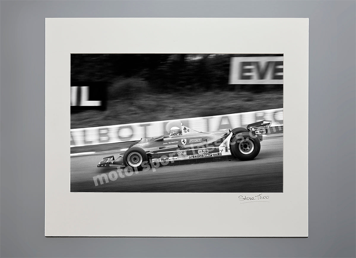 Jody Scheckter Ferrari T5 1980. Code No 003