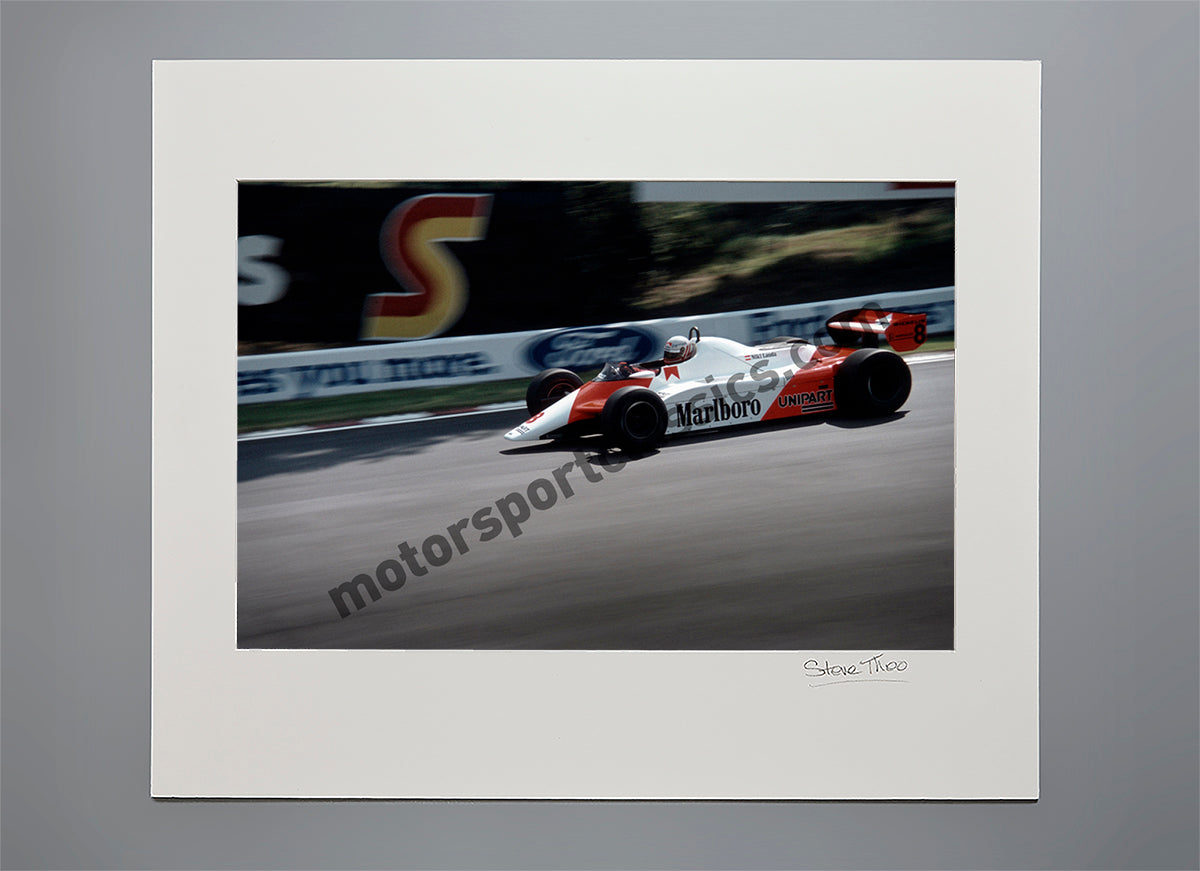 Niki Lauda McLaren MP4B 1982.   Code No 004.