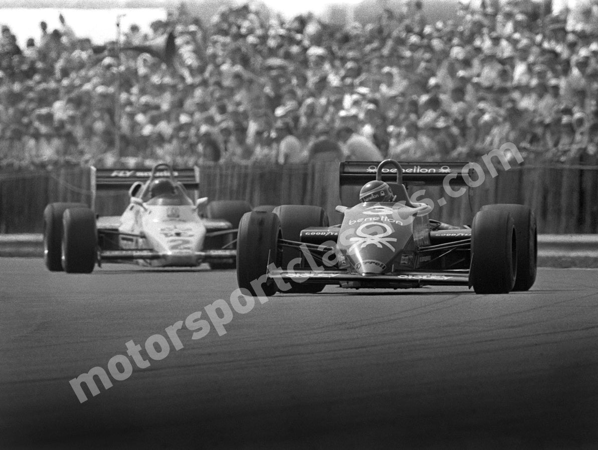 Michele Alboreto, Jaques Lafitte Silverstone 1983 Code No 099