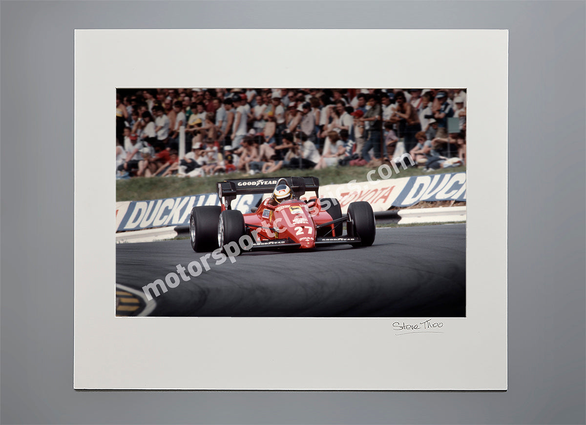 Michele Alboretto Ferrari 126C4 Code No 086