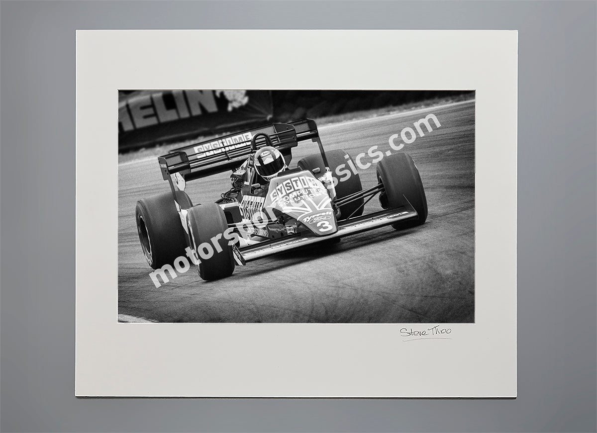 Stefan Johansson Tyrrell 012 Code No 107