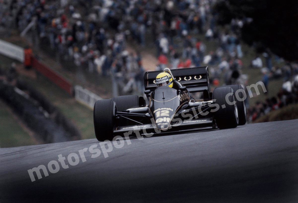Ayrton Senna Lotus 1986.  Code No 092