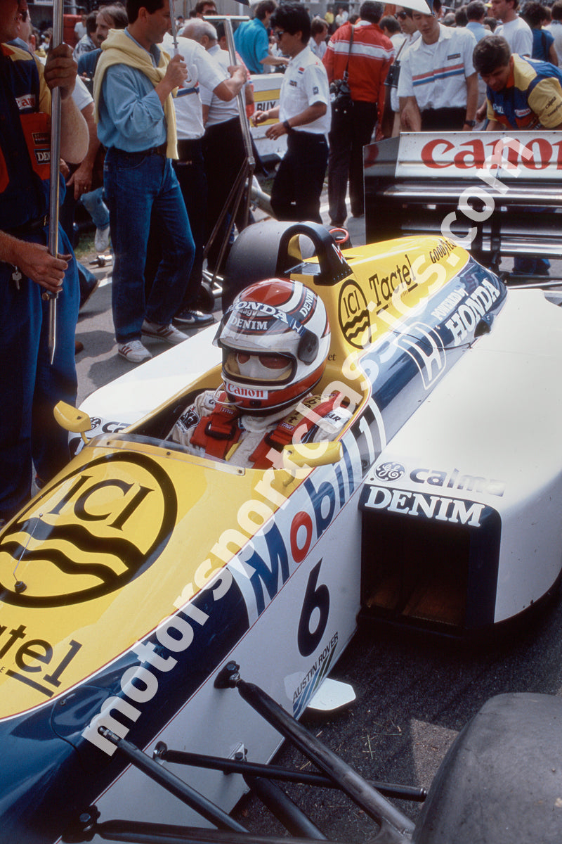 Nelson Piquet Williams 1986 FW11  Code No 070