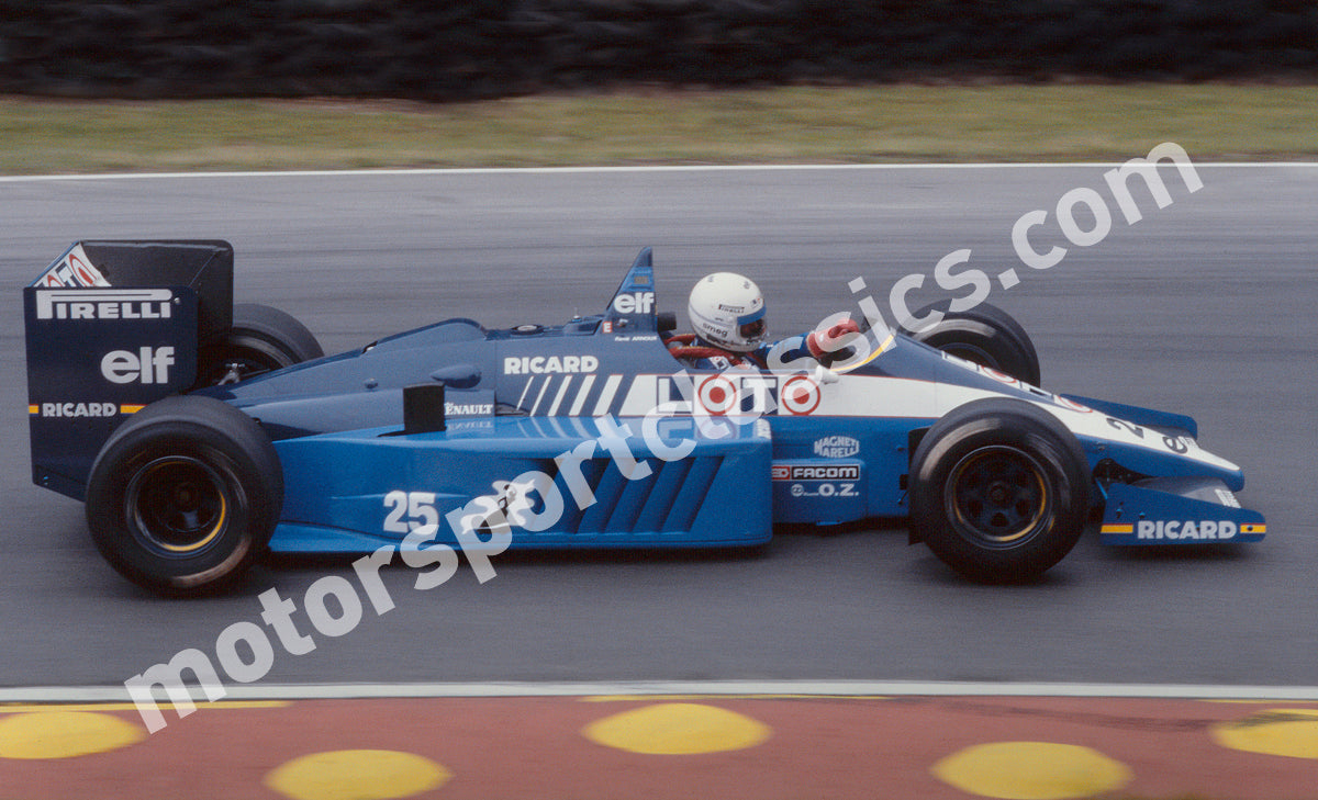 Rene Arnoux Ligier JS27. Code No 073