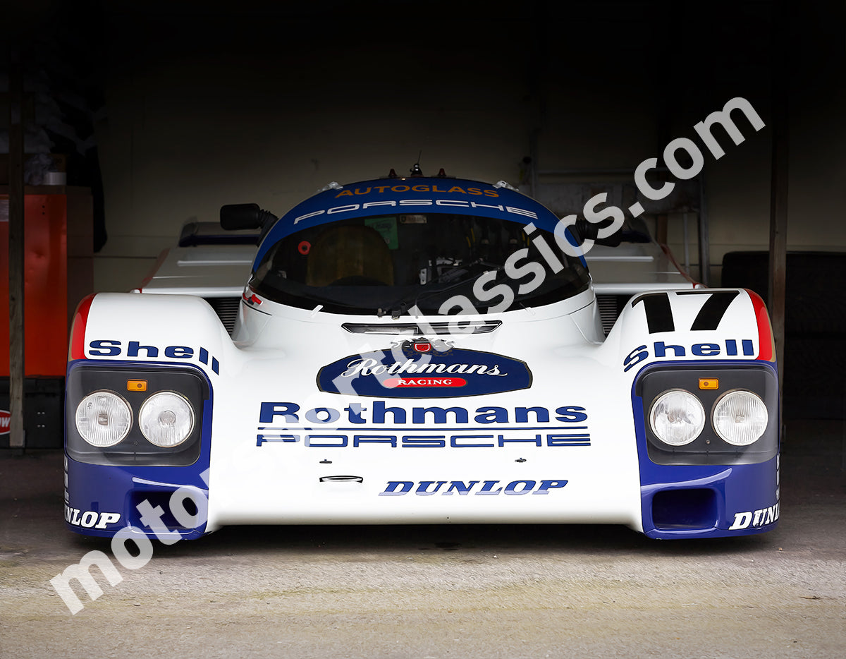 Rothmans Porsche 962 No17 in Garage. Code No 144 – MotorSportClassics